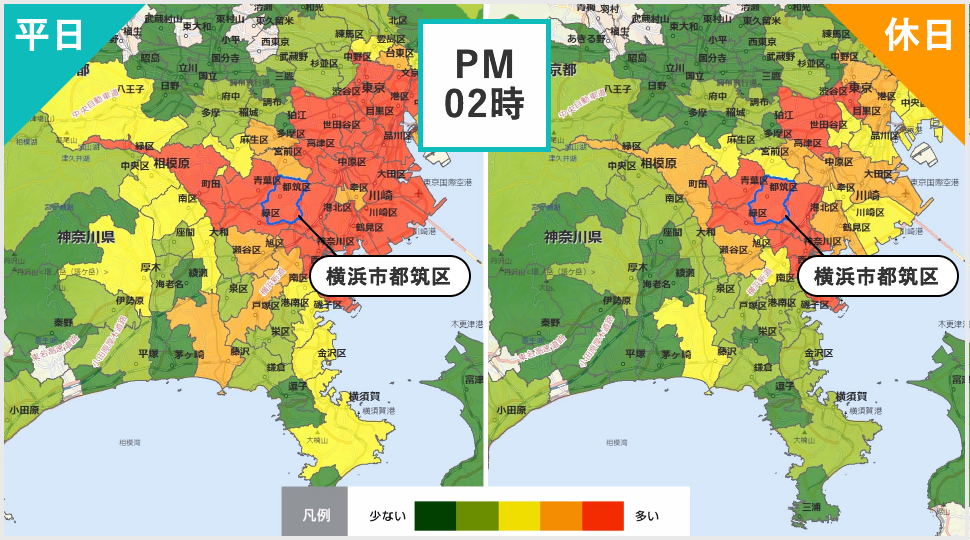 居住地別流出人口