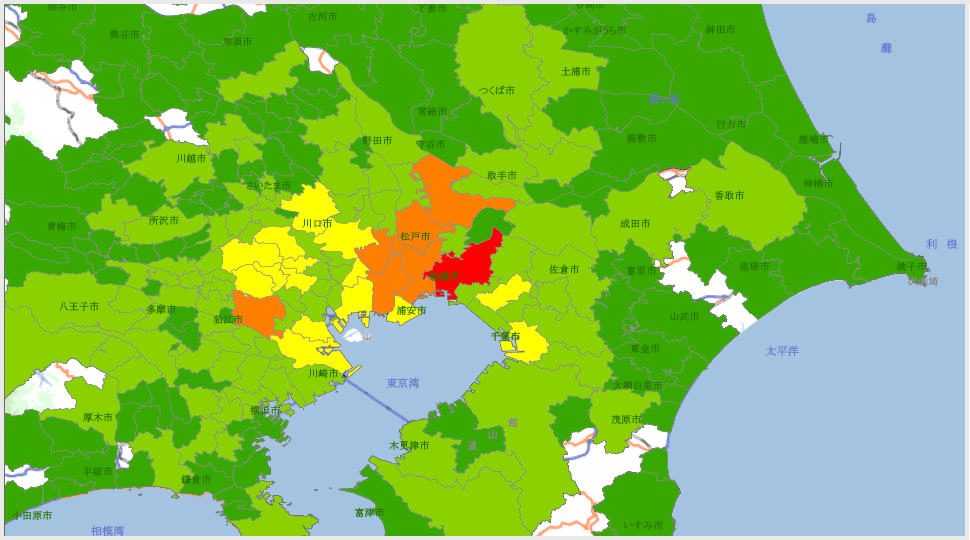 居住エリア別分析